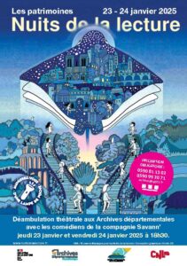 [NUITS DE LA LECTURE 2025] 23 janvier et 24 janvier à 18h30 : INSCRIPTIONS CLOSES