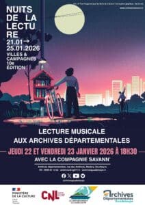 [NUITS DE LA LECTURE 2026] Lectures musicales - jeudi 22 et vendredi 23 janvier à 18h30